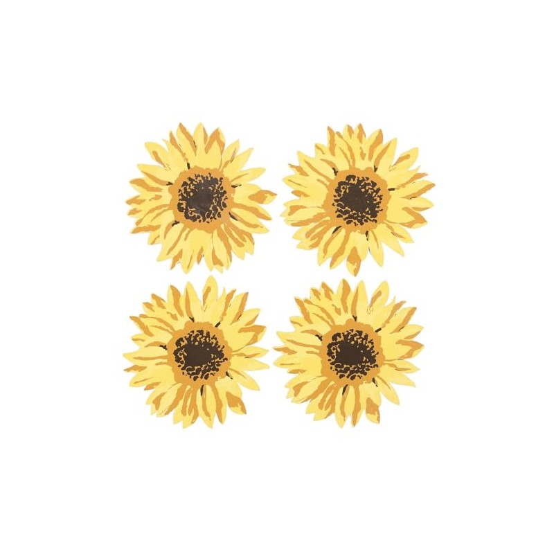 Sunflower Coaster Set