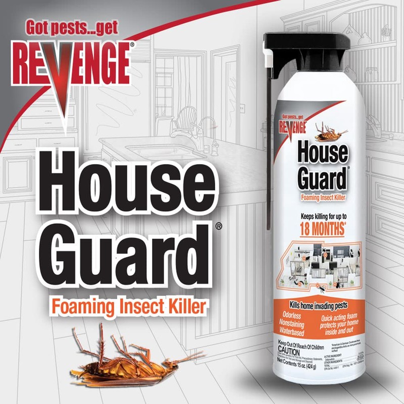 Bonide Revenge House Guard Foaming Insect Killer, 15 oz Ready-to-Use