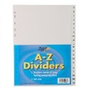 Tiger A-Z LETTER ALPHABET STRONG FILING SUBJECT DIVIDERS Tabbed Ringbinder Fo...
