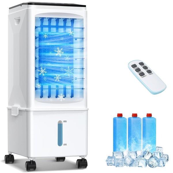 Portable Air Conditioners, 3-IN-1 Evaporative Air Cooler, 2.5 Gal Fast