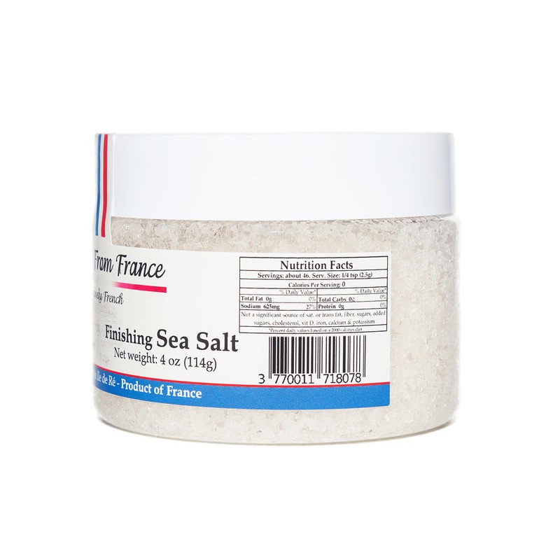 Straight from France French Fleur De Sel Finishing Sea Salt