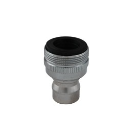 Plumb Pak PP800-6 Faucet Aerator Adapter with Small Diameter Nipple, Chrome Plated