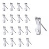 GYWHOOFT 100pcs 20lb Wall Hooks Gypsum Board Wall Pins Safety
