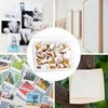 Parthan 100 Pcs White Drawing Pins, Push Tack, White Drawing