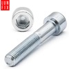 10 Stück M8x50 mm DIN 912 Zylinderschrauben Innensechskant Vollgewinde Stahl