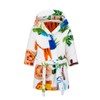 DELEY Children's Bathrobe Boys Girls Hooded Robes Toddler Pyjamas Sleepwear
