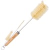 Healthy Human Water Bottle Cleaner 3-Piece Bamboo Long Brush Stainless