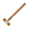 Dönges Non-rebound Soft Hammer with Painted Ash Handle, Diameter 27