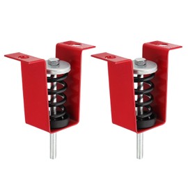 PATIKIL Ceiling Spring Vibration Isolator Hangers, 2 Pack 265lbs Mechanical Vibration Damping Mounts Anti Vibration for A/C Air Processor Bedroom Theater Studio,(HV) Red