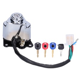 Motorcycle Ignition Switch Lock with 3 Colors Keys Fit for Honda Shadow VT600 VT400 VT750 Steed VLX 400