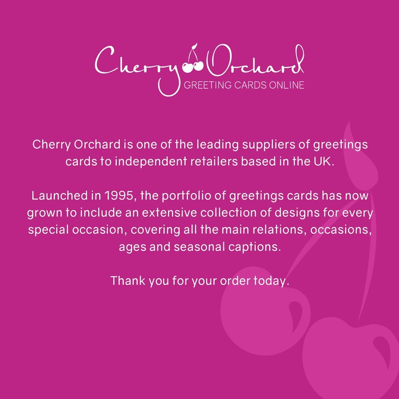 Cherry Orchard Happy Birthday Card for Gardener - Mens Birthday