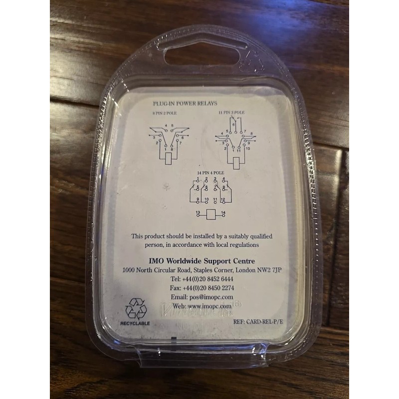 IMO Relay 8 Pin 12v DC - RL09C