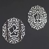 iwa concept Allah and Muhammad Acrylic/Wooden Islamic Wall Art, Arabic