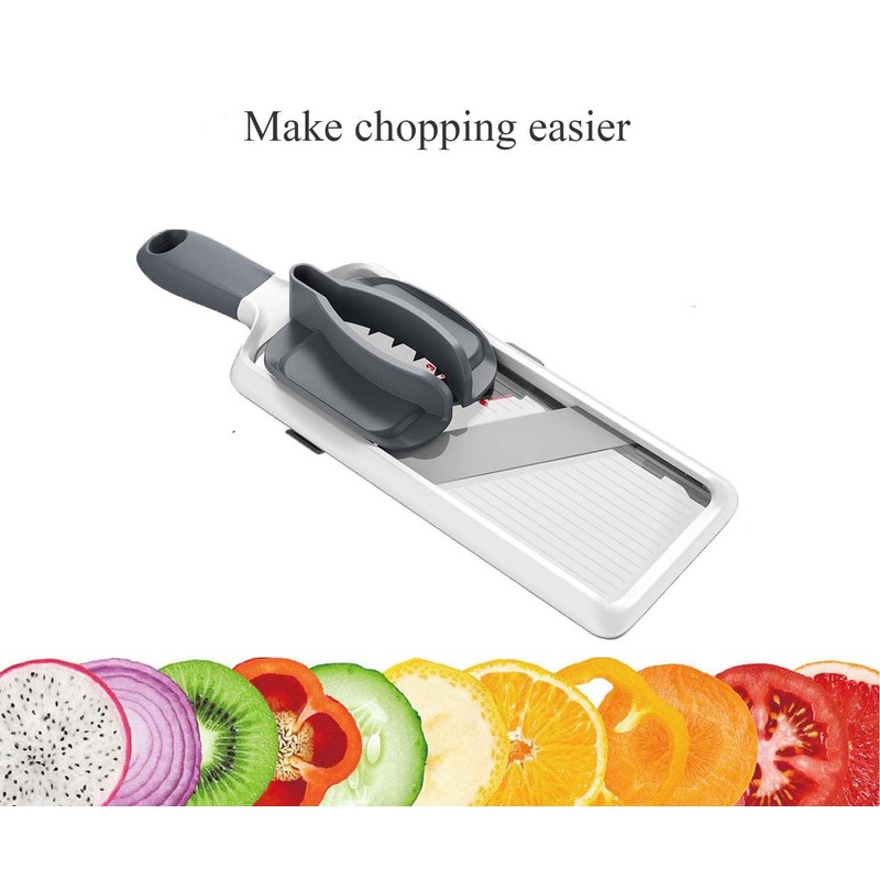 Multi Vegetable Slicer-Safe Mandoline slicer for kitchen,Adjustable Stainless Steel Blade,Cutter