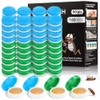 80 Pack Cockroach Gel, Upgraded Indoor Roach Gel Fast-Acting &