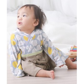 Kyoetsu Rompers, Hakama, Girls, Boys, Coveralls, Baby, Sumikko Gurashi, saxon blue