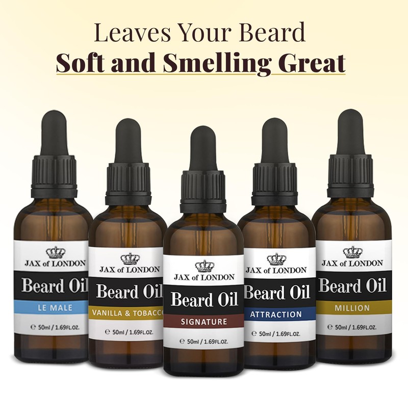 Jax of London Inspired Beard Oil Bundle Pack. For Beard
