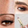 Glitter Eyeshadow Pearl Shimmer Eye Shadow Stick Metallic Dual-Ended Eyeshadow