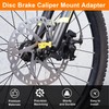 RUTU Disc Brake Caliper Mount Adapter PM for Front 203mm