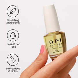 OPI OPI ProSpa Nail and Cuticle Oil | Cuticle Oil Bottle for Nails & Dry Hands |Strengthen Cuticles for Nail Growth | 0.5 fl oz