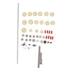 Flute Repair Kit Pads DIY Maintenance Tools Set Musical Instrument