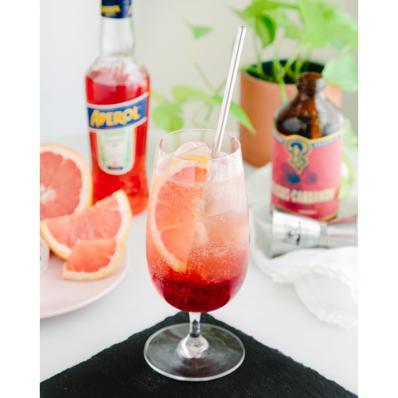 Portland Syrups Hibiscus Cardamom Syrup - Craft Exquisite Cocktails, Mocktails,