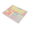 Mechanical Keyboard Keycaps 124 Keys PBT Dye Sublimation Vivid Colors
