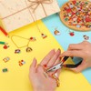 RUEGGVAT 40Pcs Back to School Charms, Teacher Charms for Jewelry