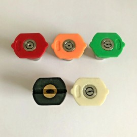 Unbranded 5pcs Color Coded Pressure Washer Nozzle Spray Tip Set 4500PSI