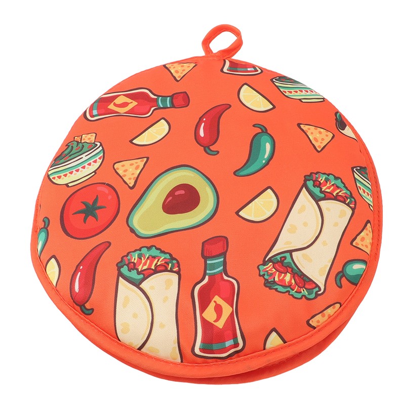 Tortilla Warmer Pouch 11.8 Inch Insulated Microwaveable Fabric Tortilla Keeper