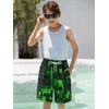 TUONROAD Boys Swimming Shorts Funny 3D Print Quick Drying Swimming