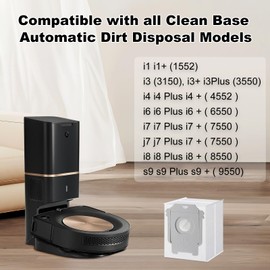 VBN 18 Pack Replacement Parts Bags, Compatible with irobot Roomba i & s & j Series i7+, i1+,i3+, i4+, i5+,i6+, j7+, S9+,Combo j8+ Clean Base Automatic Dirt Disposal Bags