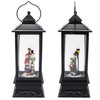 Wondise Lighted Musical Snow Globe Lantern with 6 Hour Timer,
