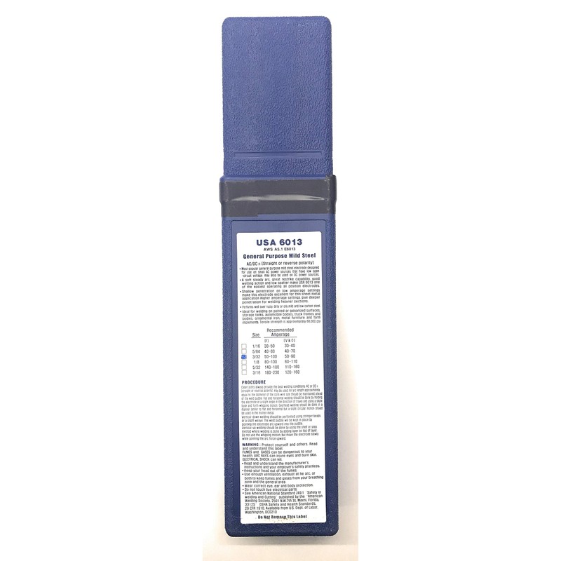 Washington Alloy 6013 Stick Electrode 5LB Package (6013 3/32")