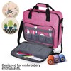 BAGLHER Embroidery Storage Bag, Embroidery Project Carrying Bag for Embroidery