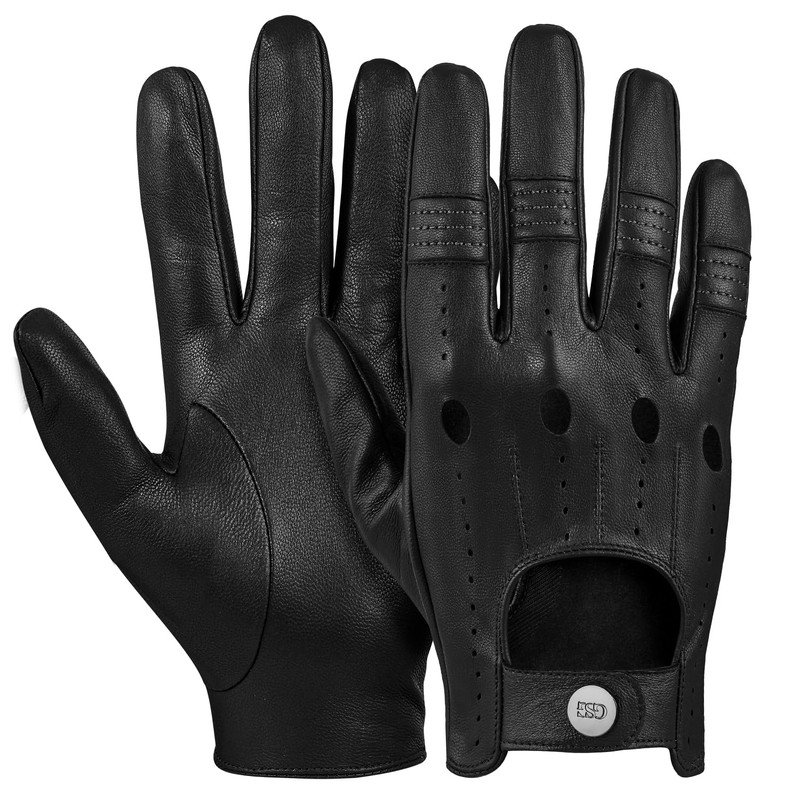 GSG Men Leather Gloves Black Driving Cycling Touchscreen Motorcycle Unlined