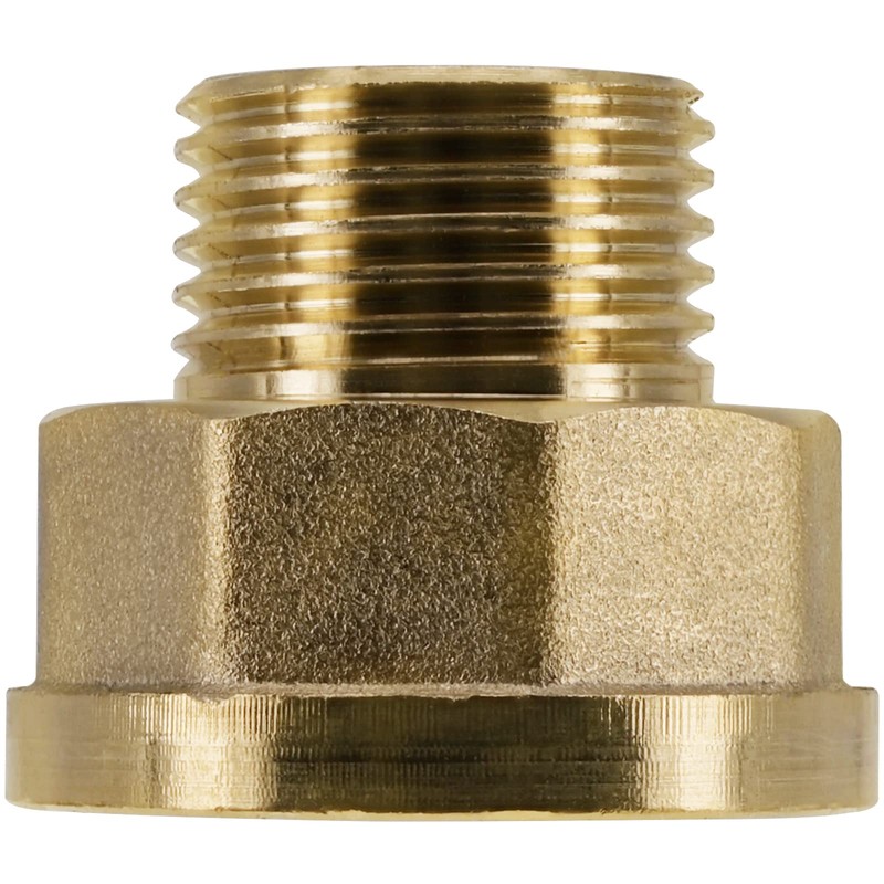 BERANMEY 2 Pack Brass Pipe Fittings, 1/2" to 3/4" Pipe