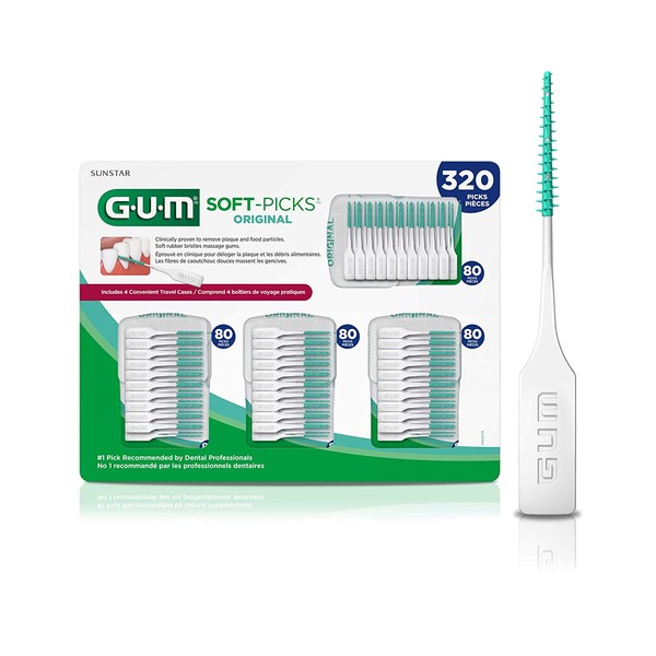 GUM Soft-Picks Original Dental Picks, 320 Count