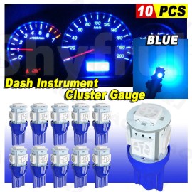 Shyfrult Dash Instrument Cluster Gauges Blue LED Light Bulbs Kit Fits95-04 Toyota Tacoma