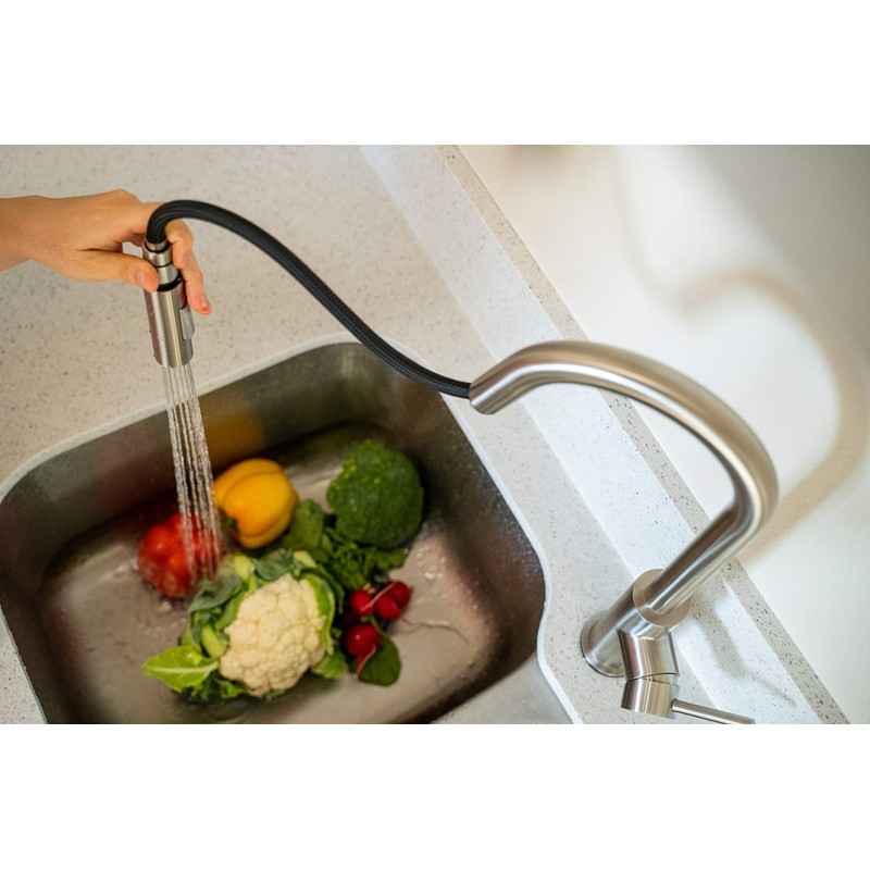 Dura Faucet RV Streamline Touch Sensor Pull-Down Kitchen Sink Faucet