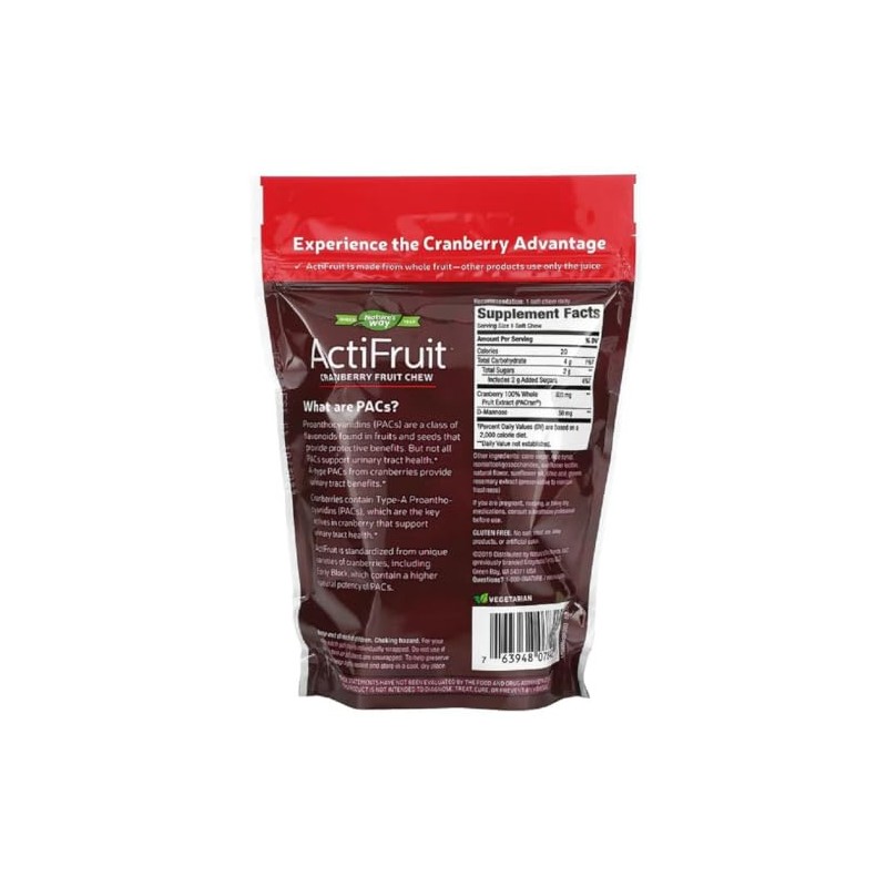 Enzymatic Therapy ActiFruit™ Cranberry Supplement with Cran-Max - 20 Soft