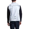VICTORIOUS Distressed Denim Jean Vest Jacket DK101 - Classic Light