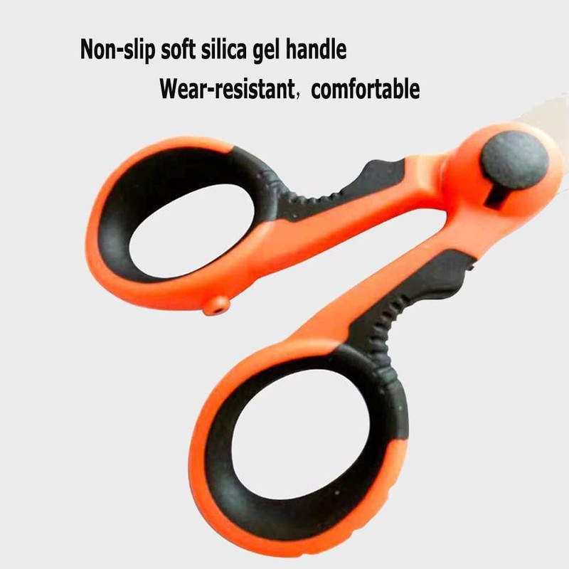 FASPLORE Fishing Scissors Fishing Scissors for Braided Line Finshing Line