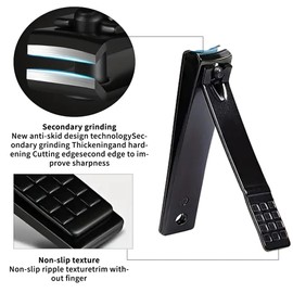 Nail Clippers Set, Fingernail and Toenail Clippers for Men and Women, 23-Piece Manicure Pedicure Kit, Stainless Steel Professional Grooming Tools for Travel or Home