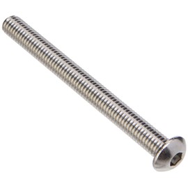 AHCMetric Stainless Steel (A2) Socket Button Head Screws M8 (8mm) X 80mm (Pack of 10)