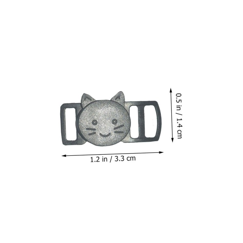 Operitacx Replaceable Strap Buckles 100pcs Plastic Side Release Buckles for