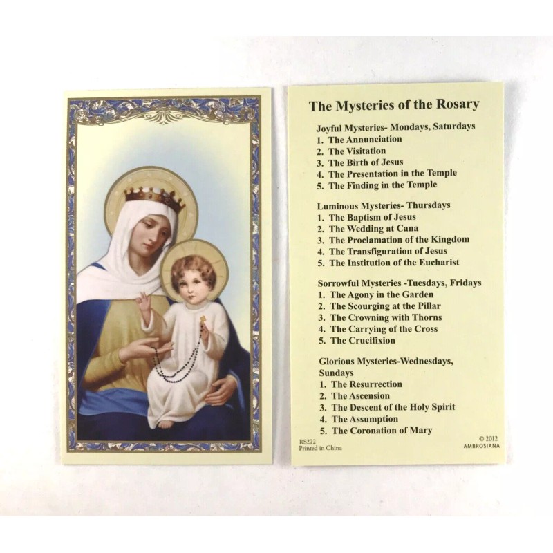 ROSARY WITH NATURAL WOOD BEADS 20" LONG