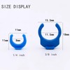 100Pcs 1/4" and 100 Pcs 3/8" Lock Clamps Blue Locking
