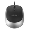 MacAlly Macally Dynamouse-Sg USB Optical Silent Click Mouse with 2