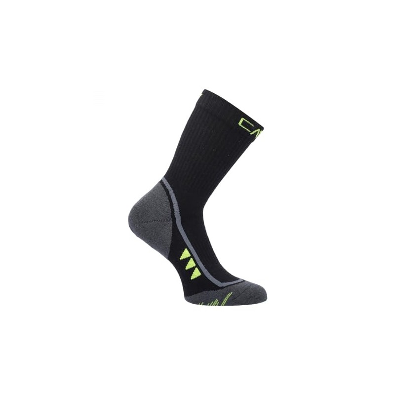 CMP - Kids Trekking Sock Mid Supersoft 50, Piombo, 25/27